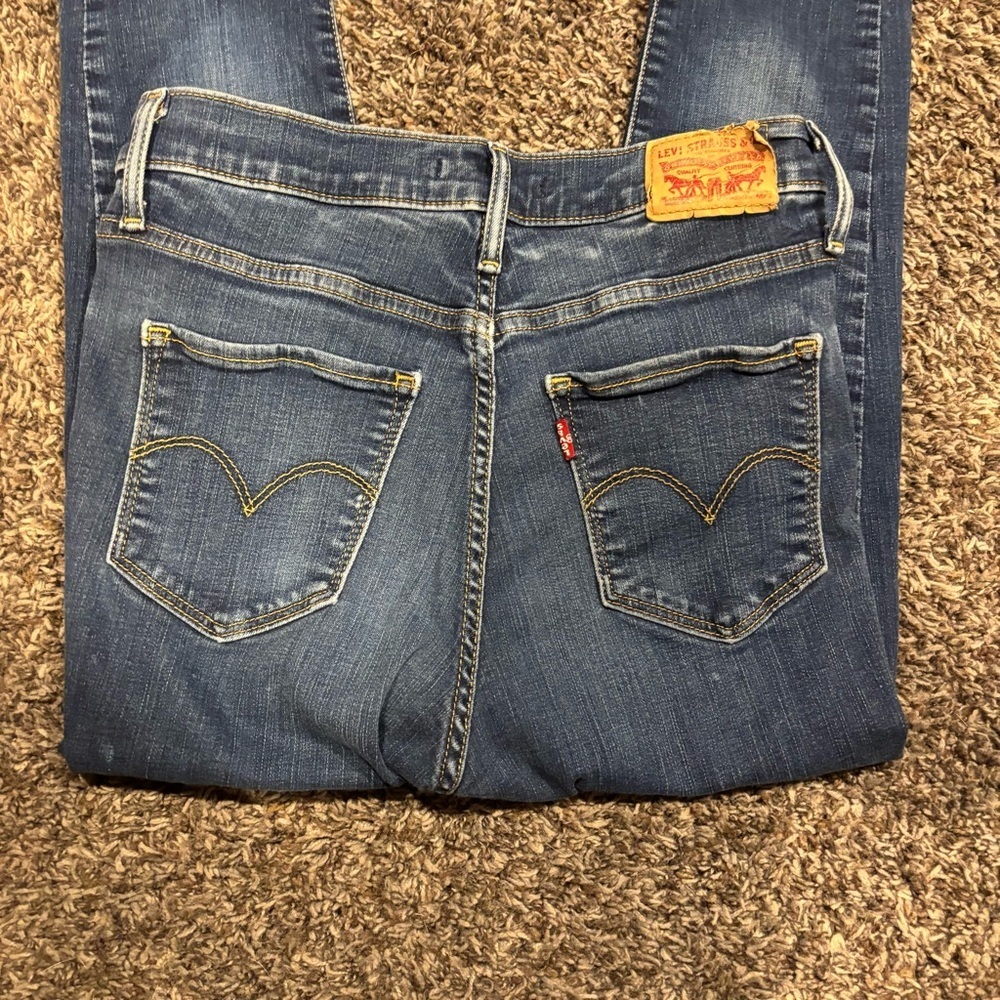 Levi's Women's Super Skinny Blue Jeans